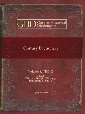 cover image of Century Dictionary